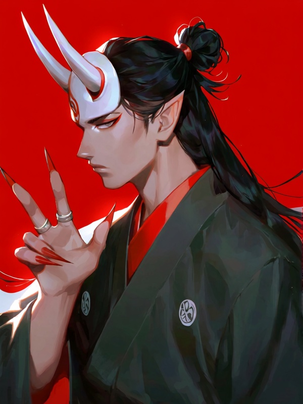 se3,  mask,  black_hair on Tensor.Art