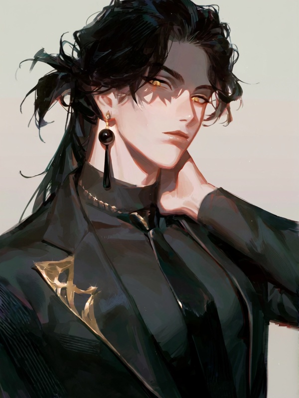 se3,  1boy,  sharp golden eyes on Tensor.Art