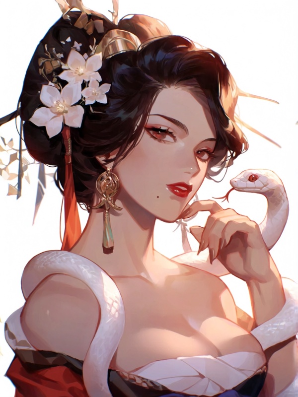 se3,  1girl,  flower on Tensor.Art