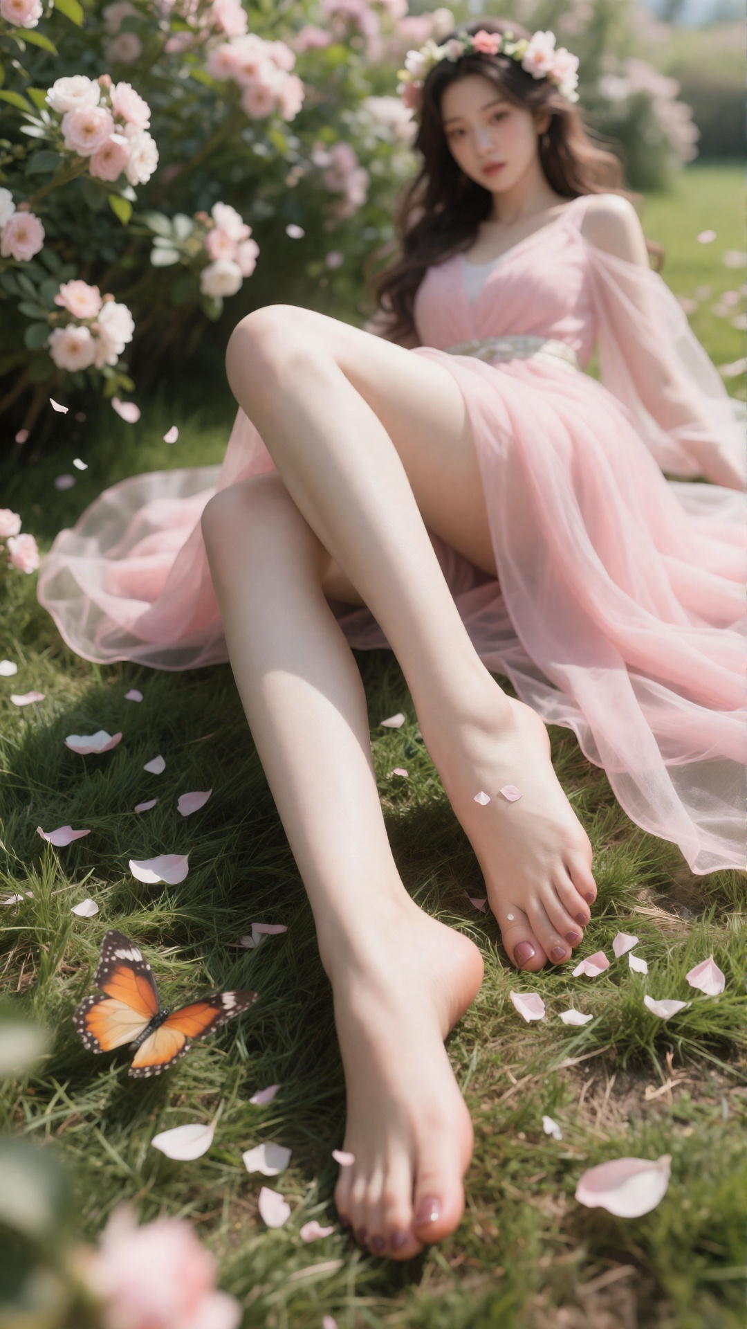 绝美的花神少女,  17 岁,  面容娇俏 on Tensor.Art