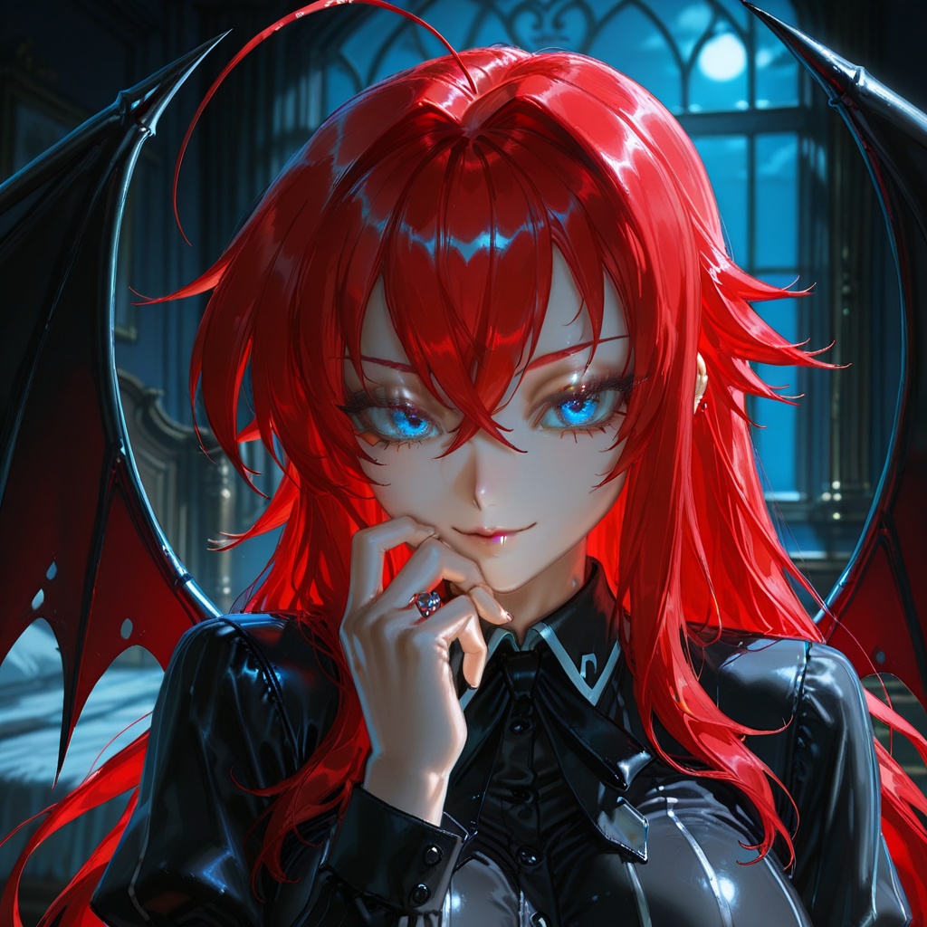 1girl,  rias gremory (High School DxD),  close-up on Tensor.Art