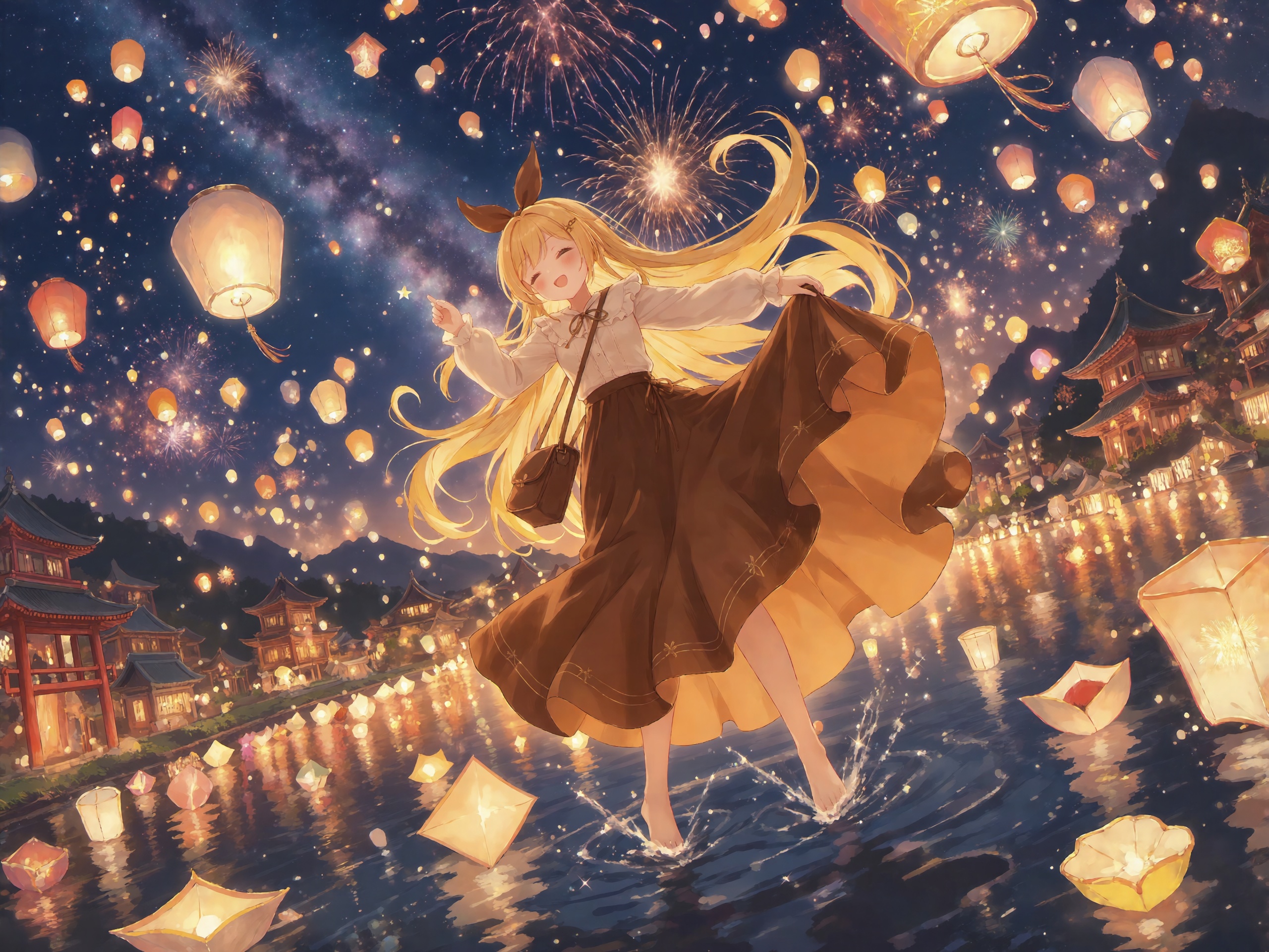 (Masterpiece,  art by Fuzichoco,  painterly cel-shading): Low angle full body shot. YanQiaoke by 燕麦粥巧克力 on Tensor.Art