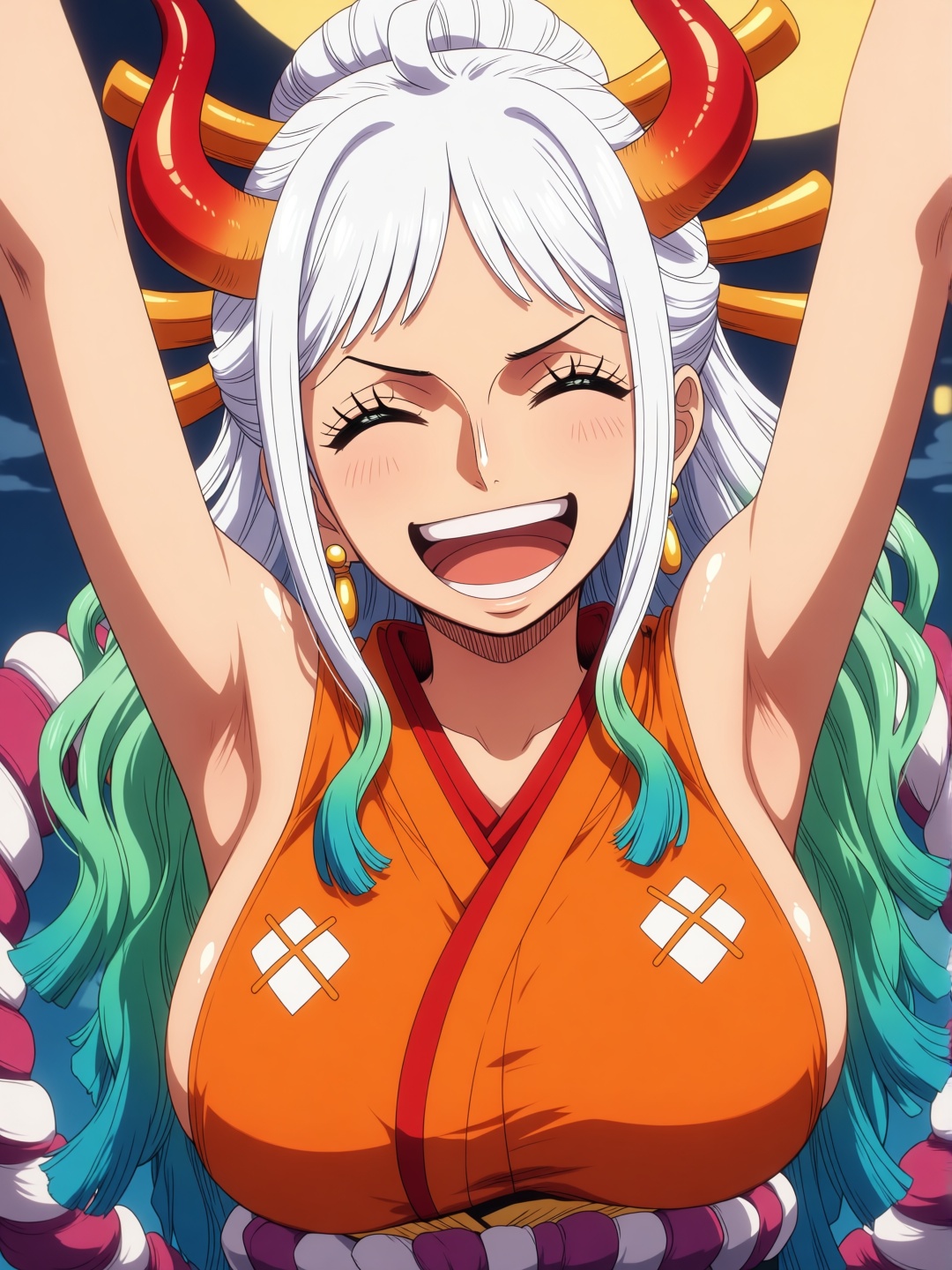 Yamato(one piece),  rope,  :d on Tensor.Art