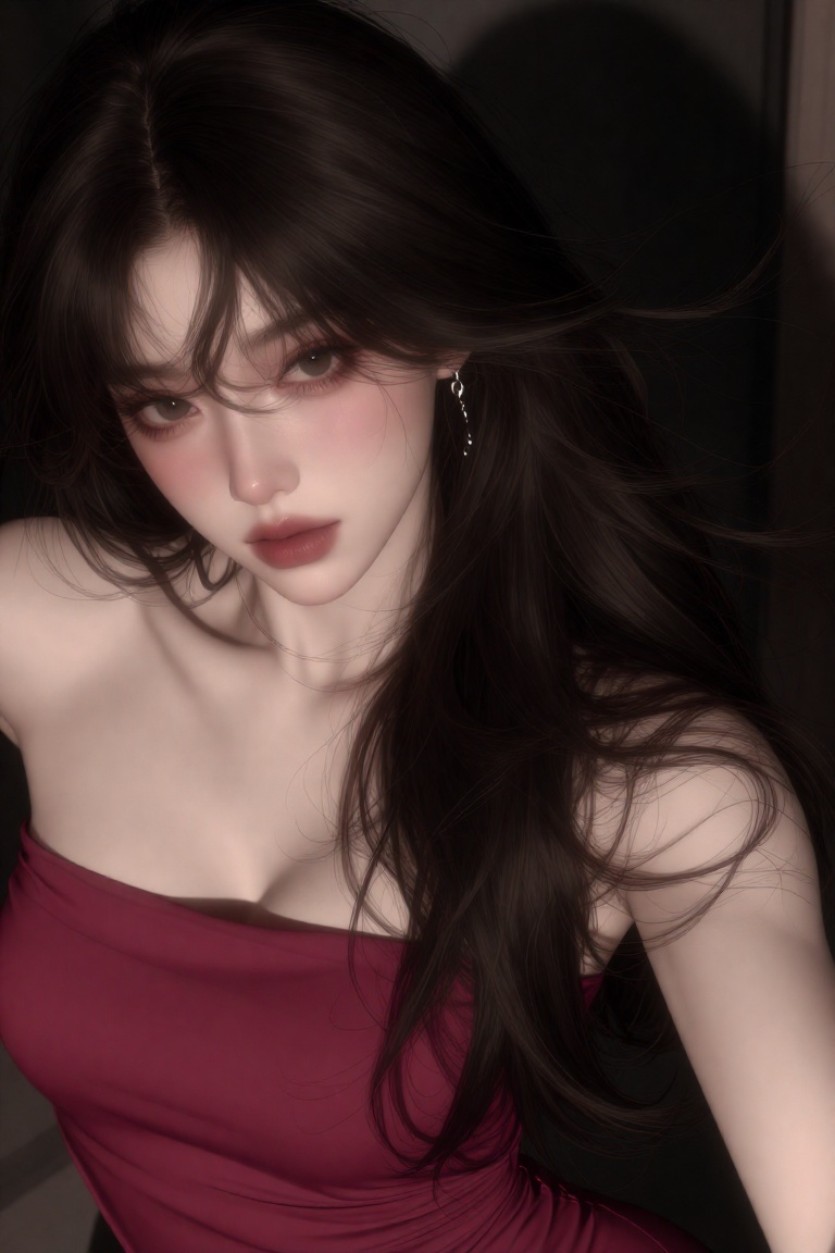 1girl,  solo,  long hair on Tensor.Art