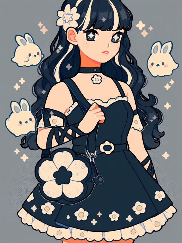 b8b0,  sparkle,  1girl on Tensor.Art
