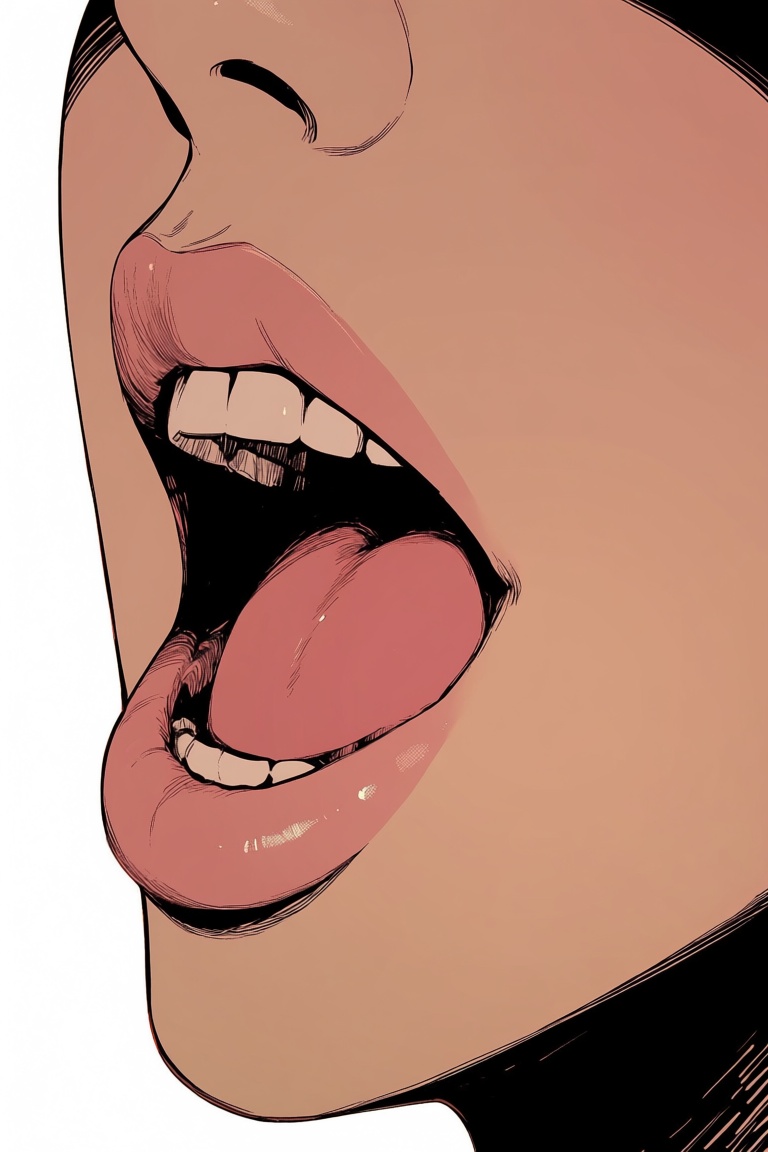 s1nozick,  lips,  open lips on Tensor.Art