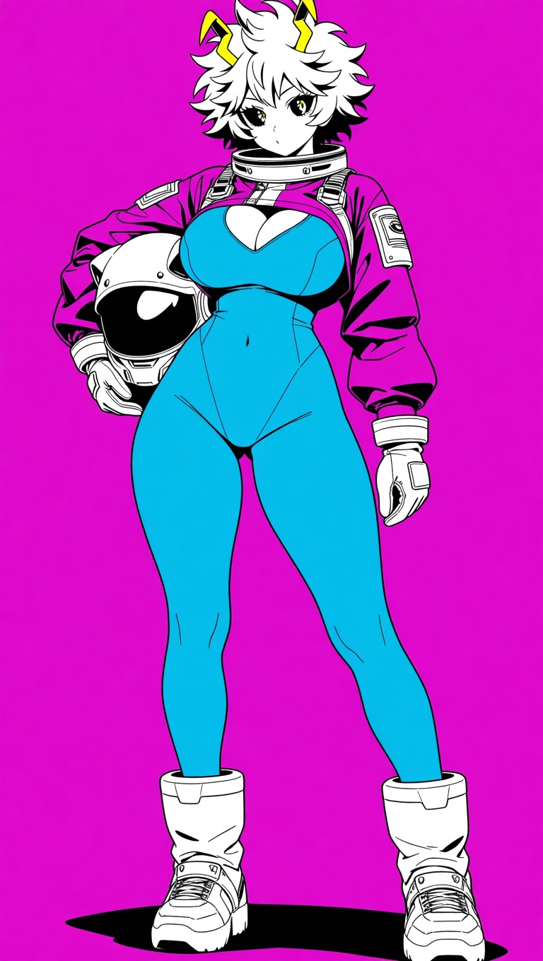 1girl,  ashido mina,  solo on Tensor.Art