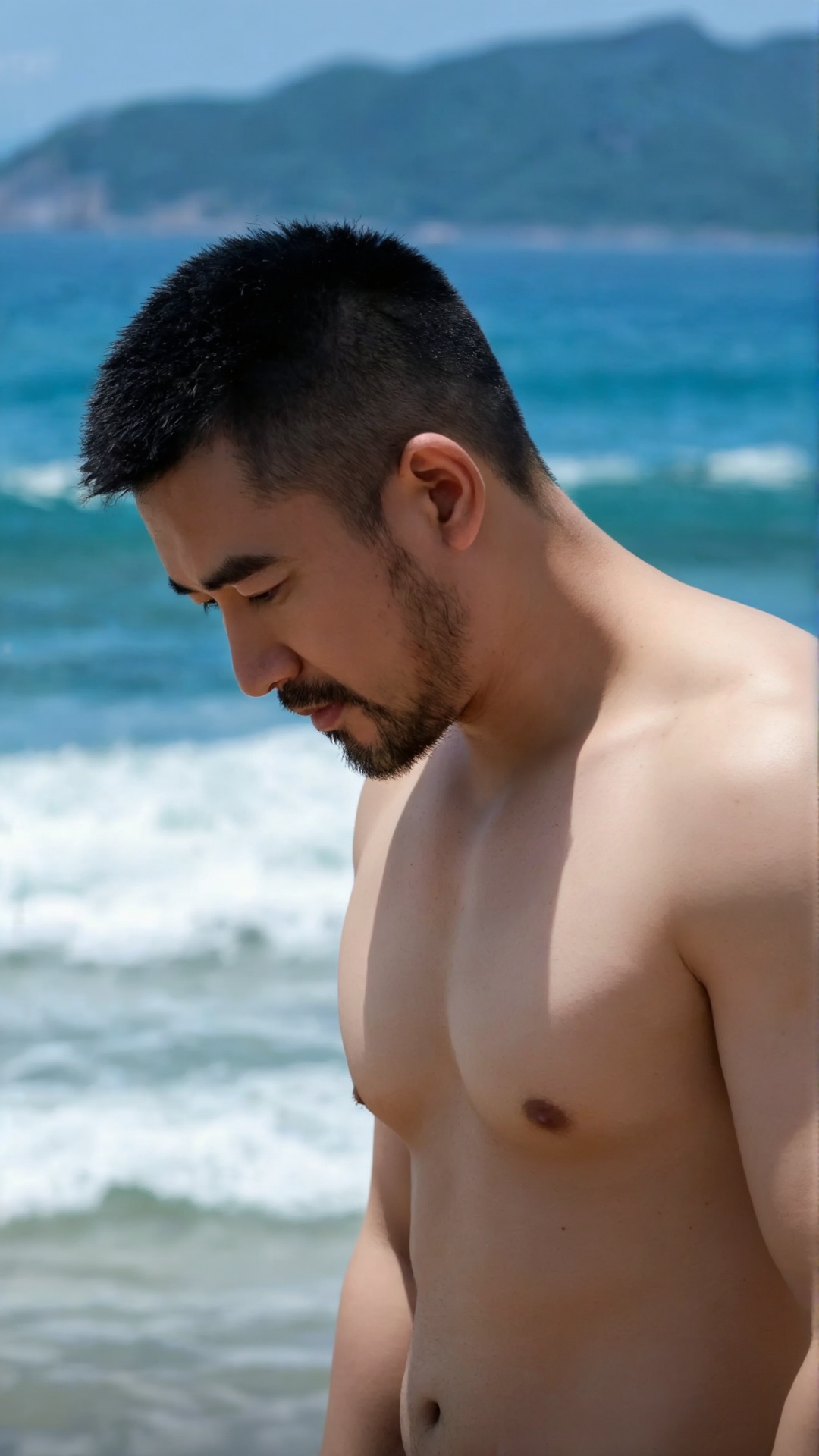 中国气质帅哥,  手机拍照质感,  一名三十岁左右的男性 by 一起旅行 on Tensor.Art