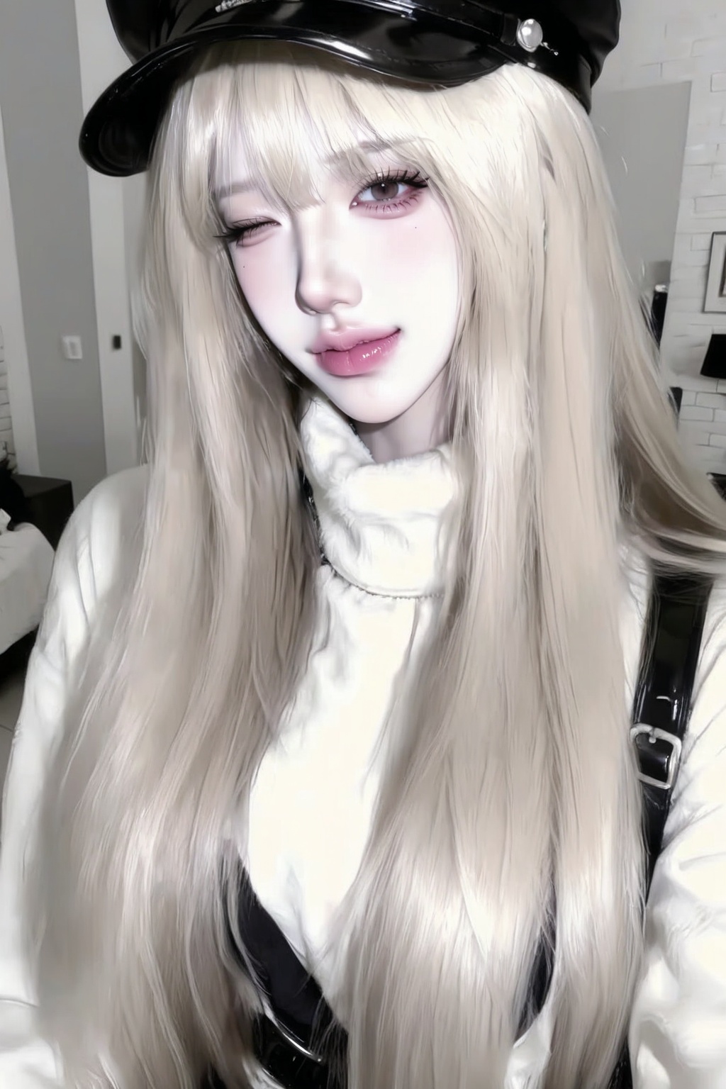 Subject / Character beautiful young woman,  doll-like beauty,  soft feminine facial features on Tensor.Art