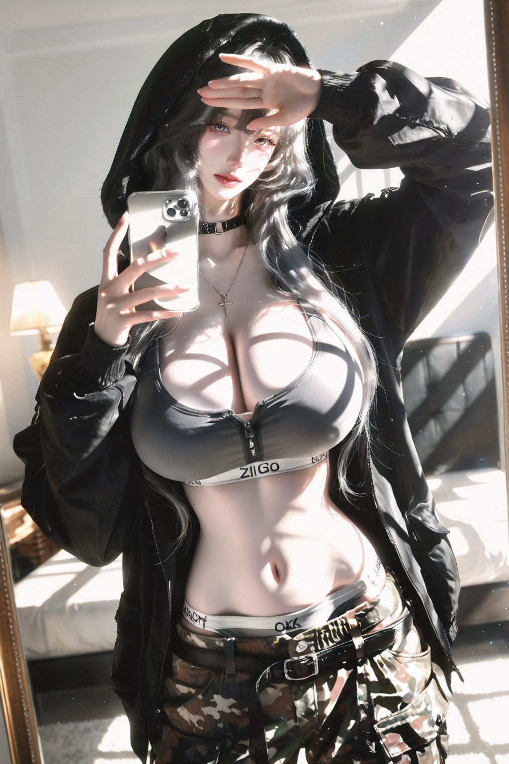 (((perfect hands))) 1girl,  ((seductive)),  ((big breasts: 1.3)) on Tensor.Art