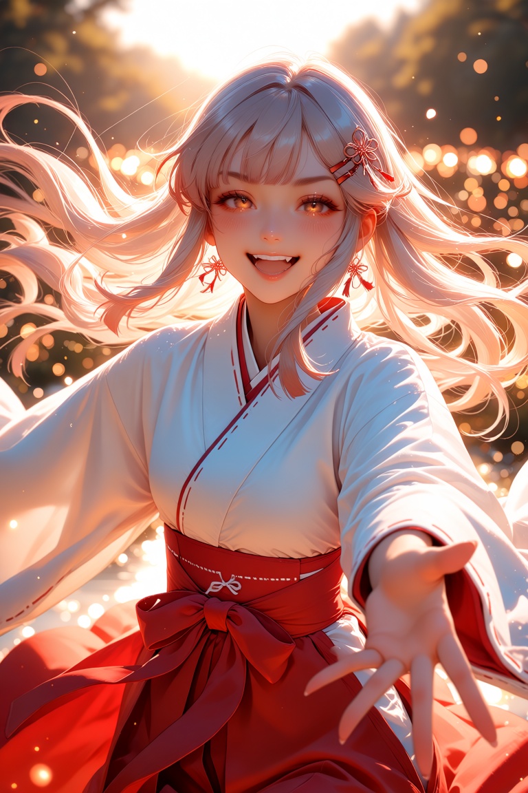 1girl,  solo,  miko on Tensor.Art