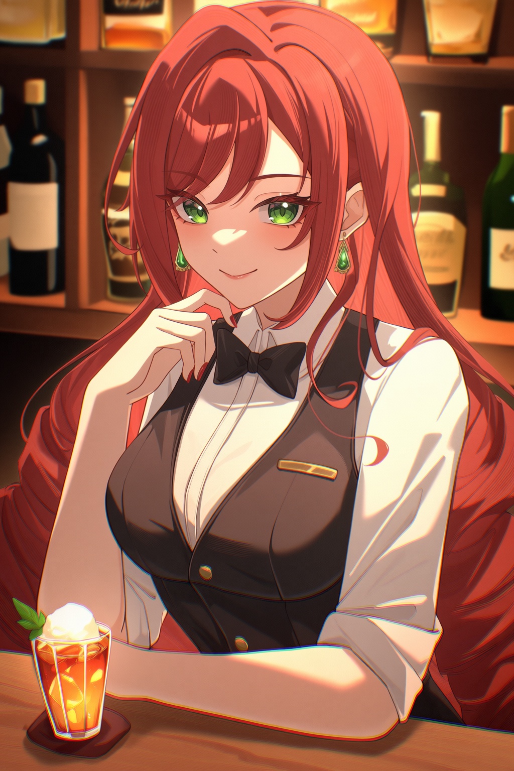 @BOBO_qiuqiu,  mature 1girl,  female focus on Tensor.Art