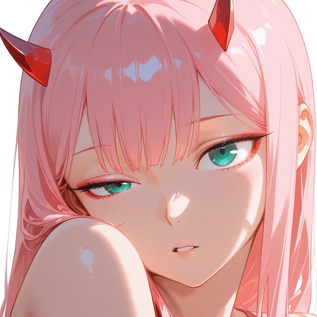 One eye is narrow,  zero two,  upper body on Tensor.Art