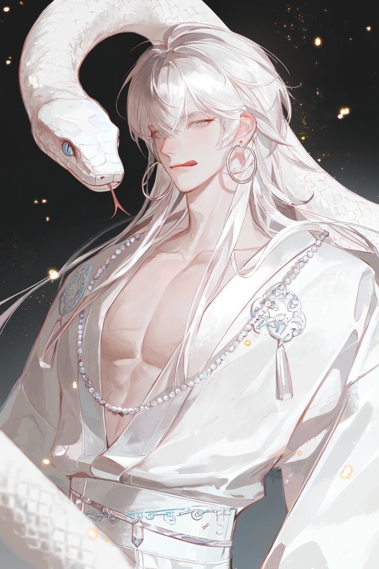 yl1w,  1boy,  snake on Tensor.Art
