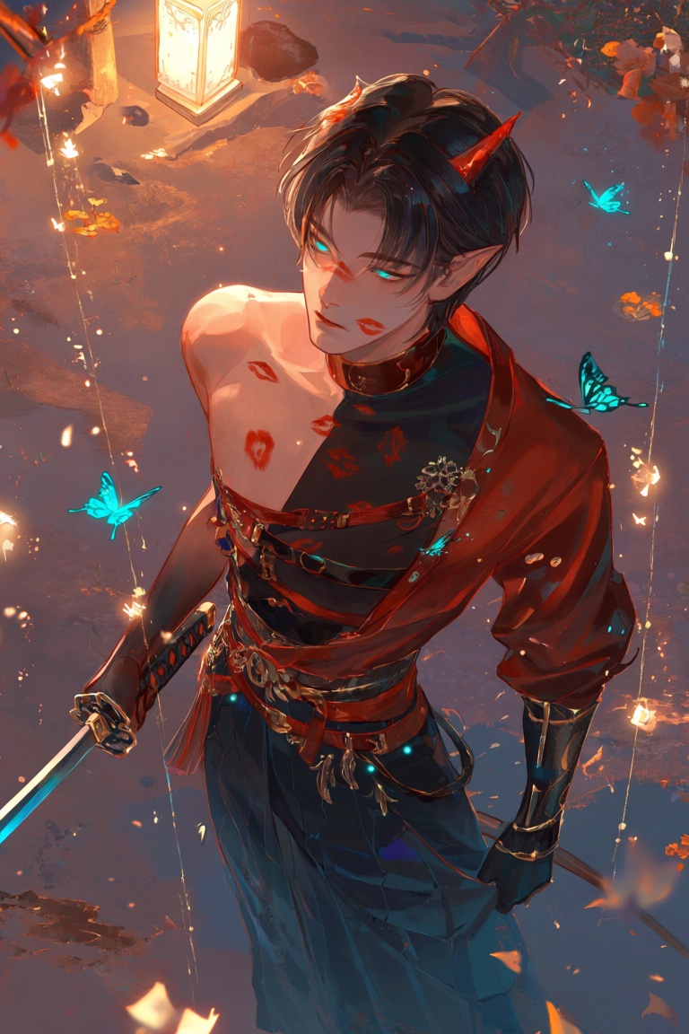 yl1w,  1boy,  solo on Tensor.Art