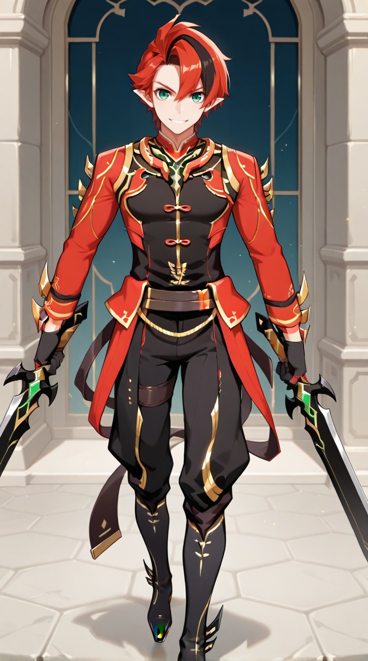 chun,  1boy,  solo on Tensor.Art