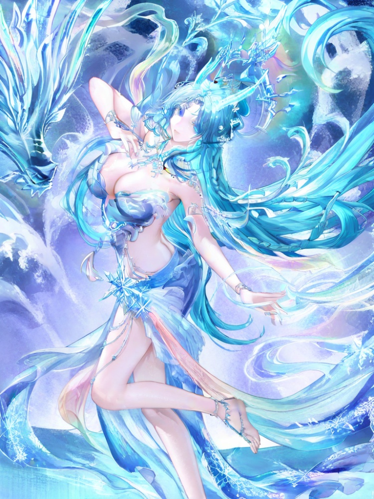 奥奇传说冰魄神女 by 果核中的宇宙(大号) on Tensor.Art