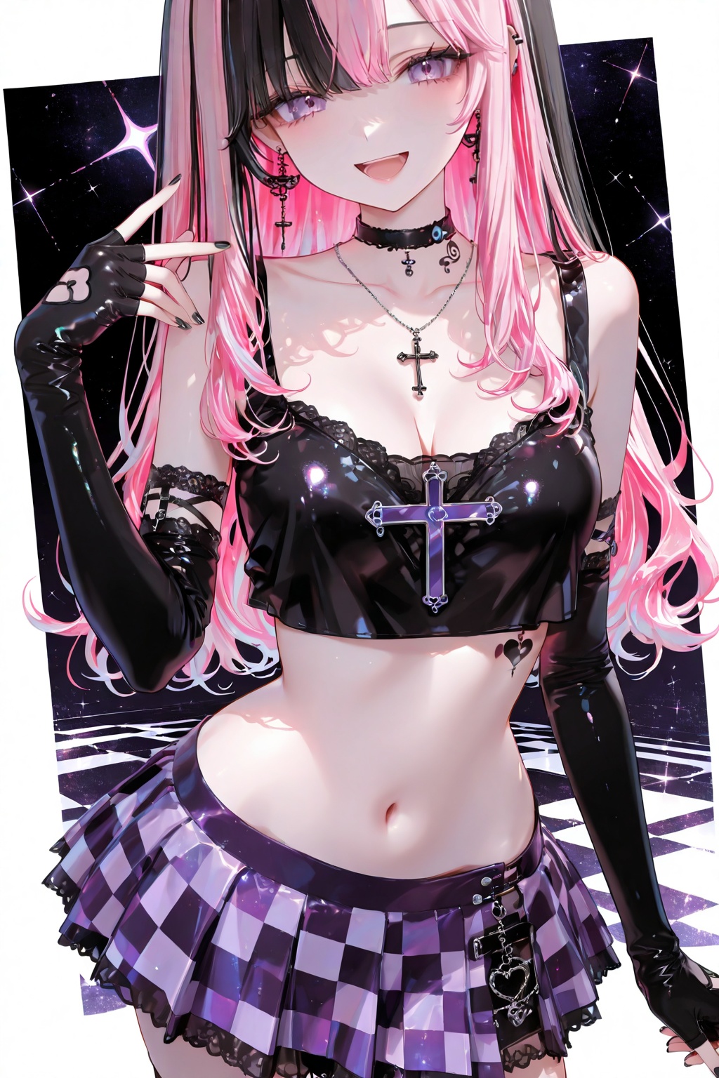 A girl,  solo,  long hair on Tensor.Art