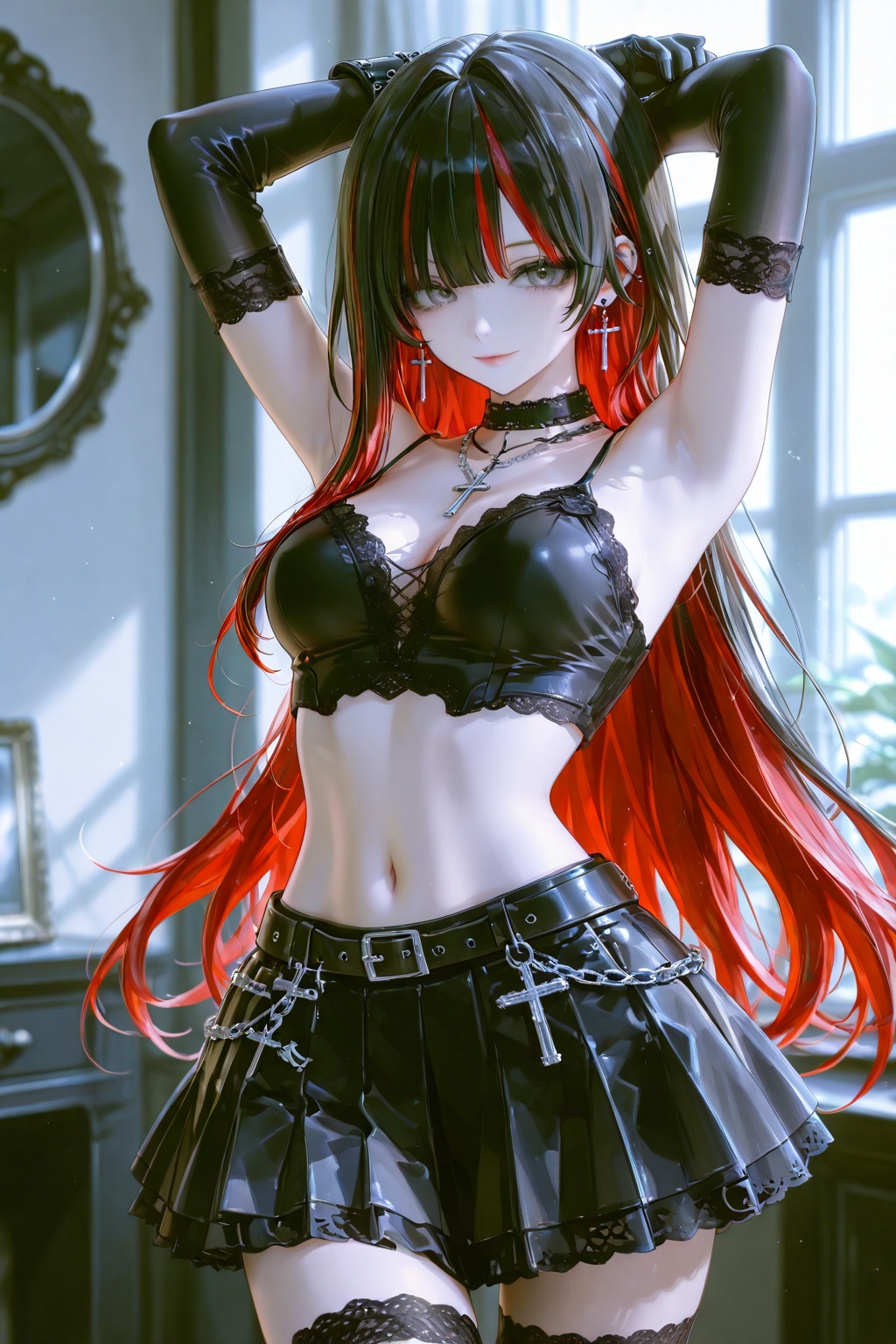 1girl,  solo,  long hair on Tensor.Art