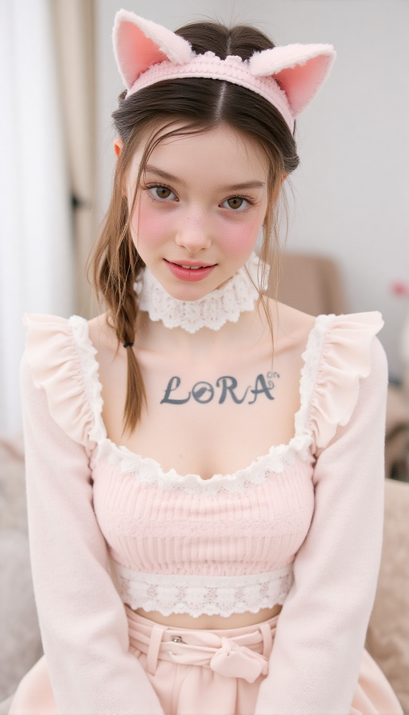 ***** woman (18+),  cute but mature female,  feminine proportions on Tensor.Art