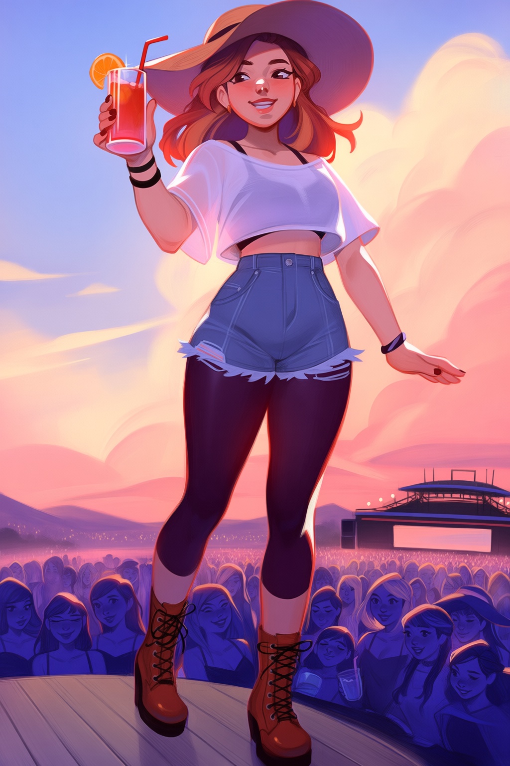 @loish,  surrealistic,  1girl on Tensor.Art