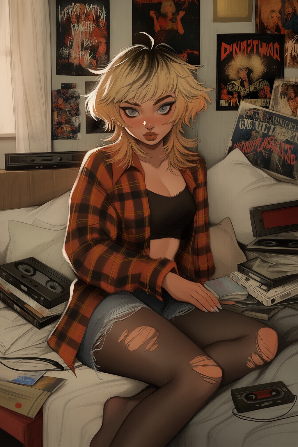 @loish,  surrealistic,  1girl on Tensor.Art