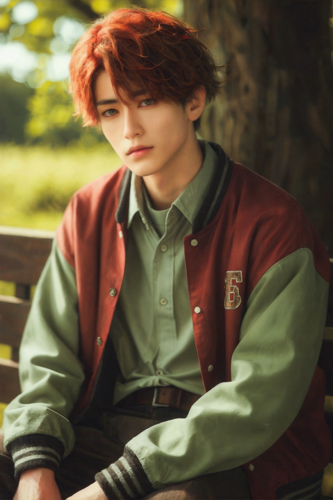 1boy,  short hair,  brown hair on Tensor.Art