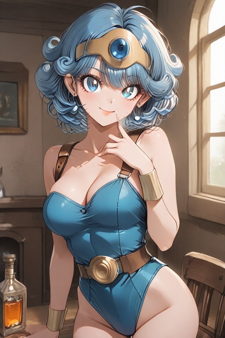 (Beautiful eyes,  long eyelashes,  large pupils) Leotard Knight ( on Tensor.Art