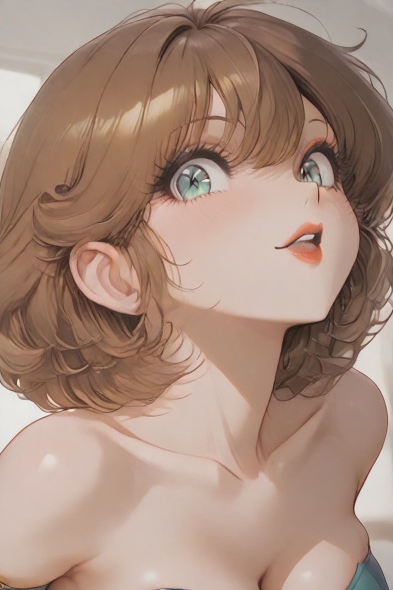 Beautiful eyes,  long eyelashes,  large pupils on Tensor.Art