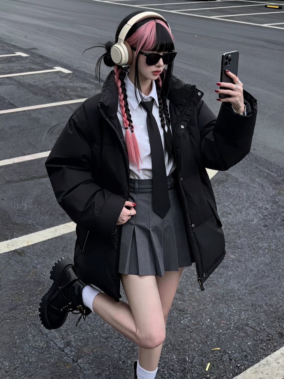 solo,  close mouth. ((random pose)). 1girl,  pale skin on Tensor.Art