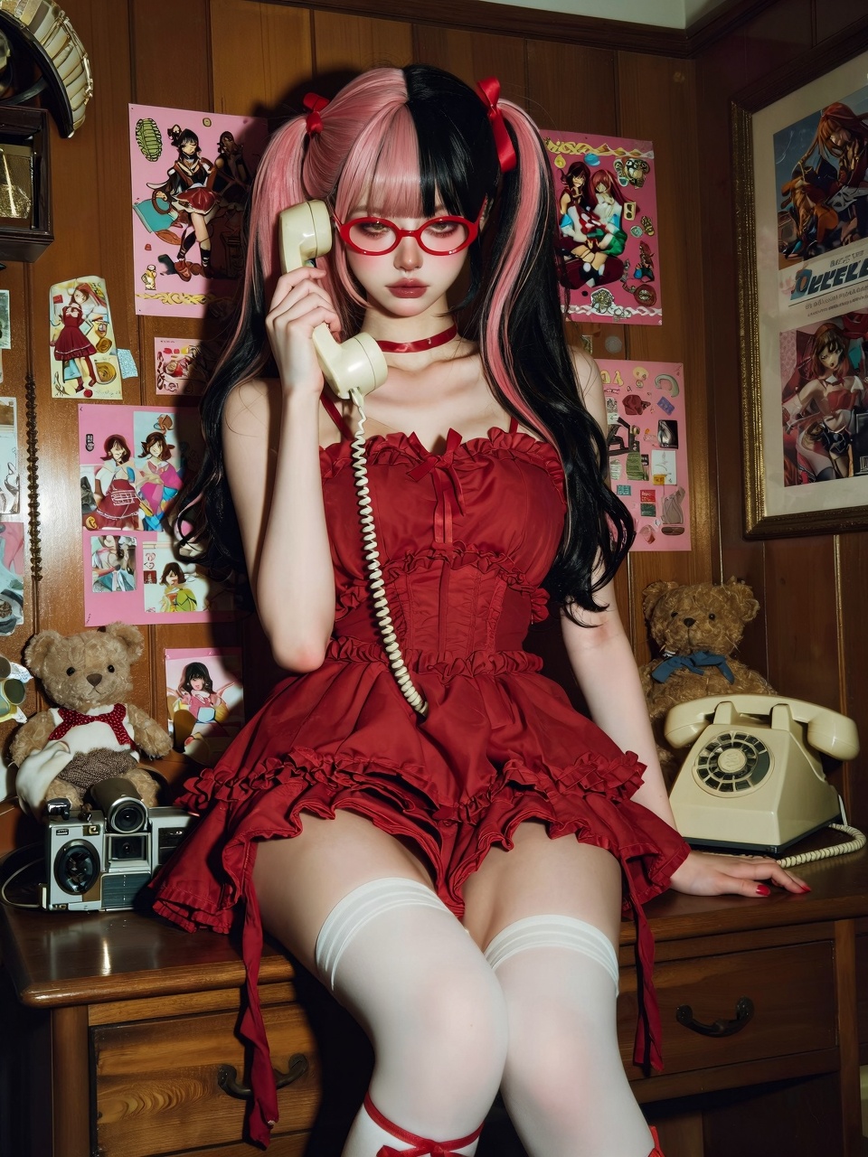 solo,  close mouth. ((random pose)). 1girl,  pale skin on Tensor.Art