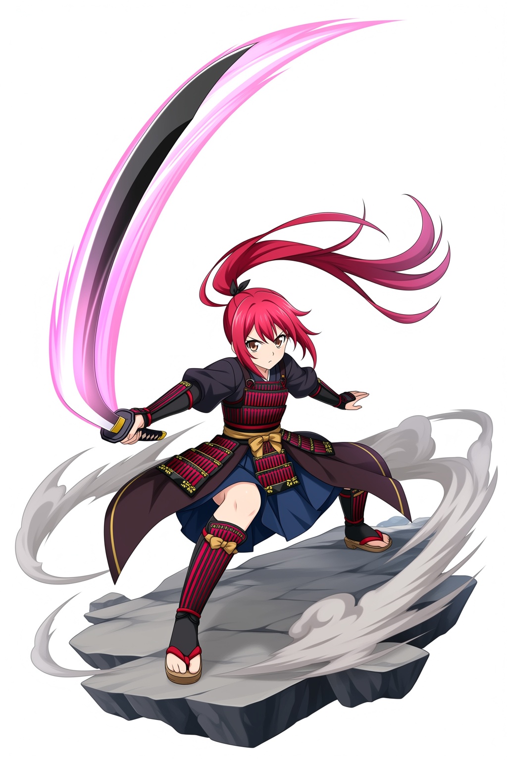 1girl,  solo,  red hair on Tensor.Art