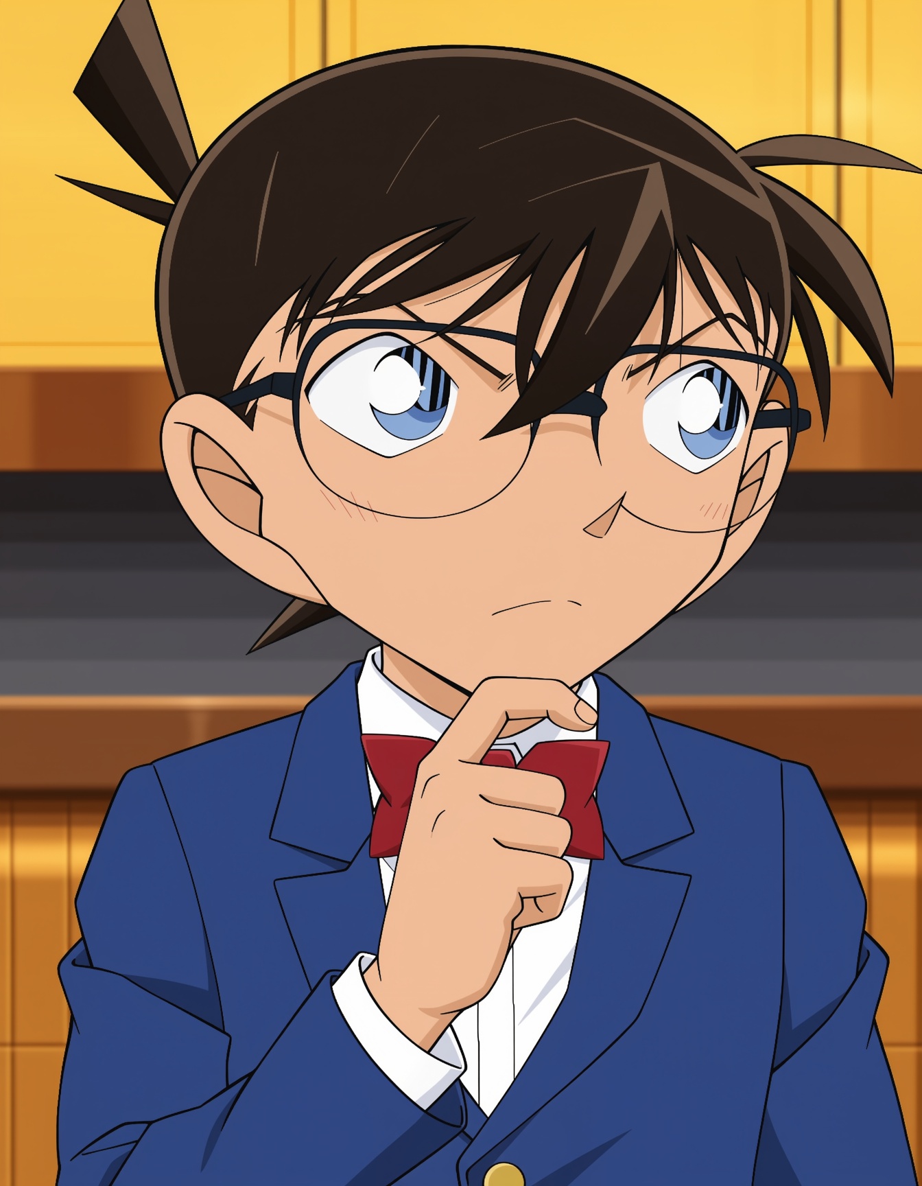 conan edogawa,  brown hair,  blue eyes on Tensor.Art