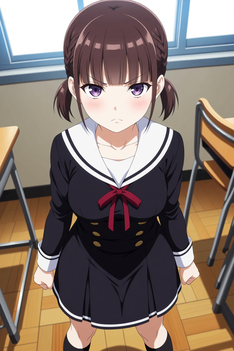 1girl,  shuuchiin academy school uniform,  school uniform on Tensor.Art