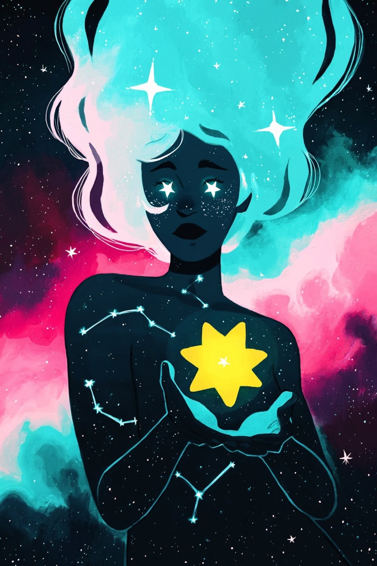 Seb1,  1girl,  stylized 2d illustration on Tensor.Art