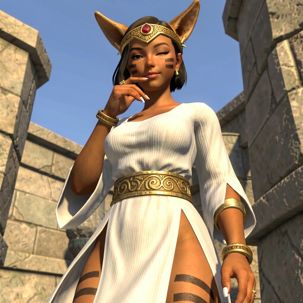 3d eternum screenshot from the visual novel . Female Protagonist Corruption Games (Part-9) . The image showcases a digital...