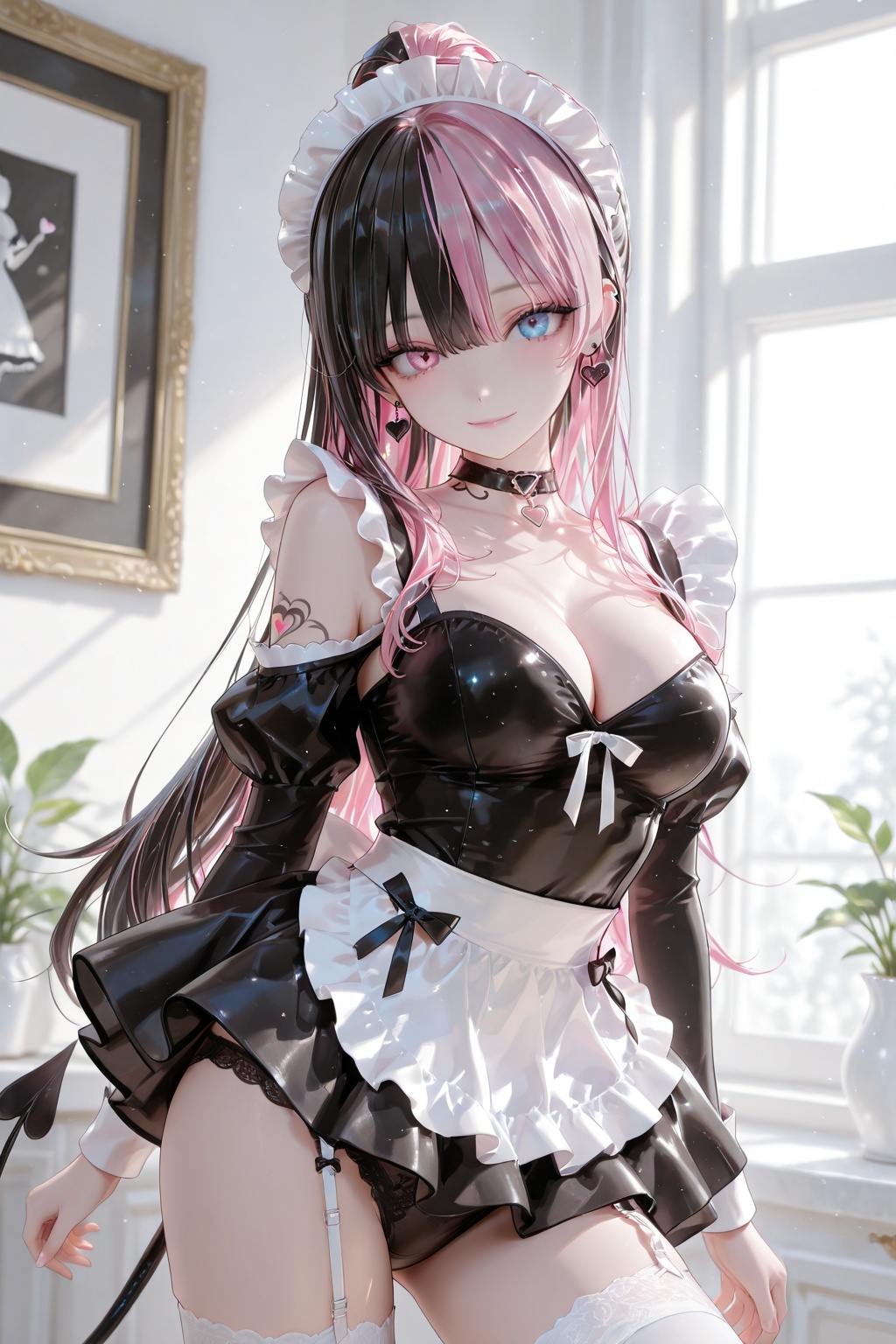 Girl,  solo,  long hair on Tensor.Art