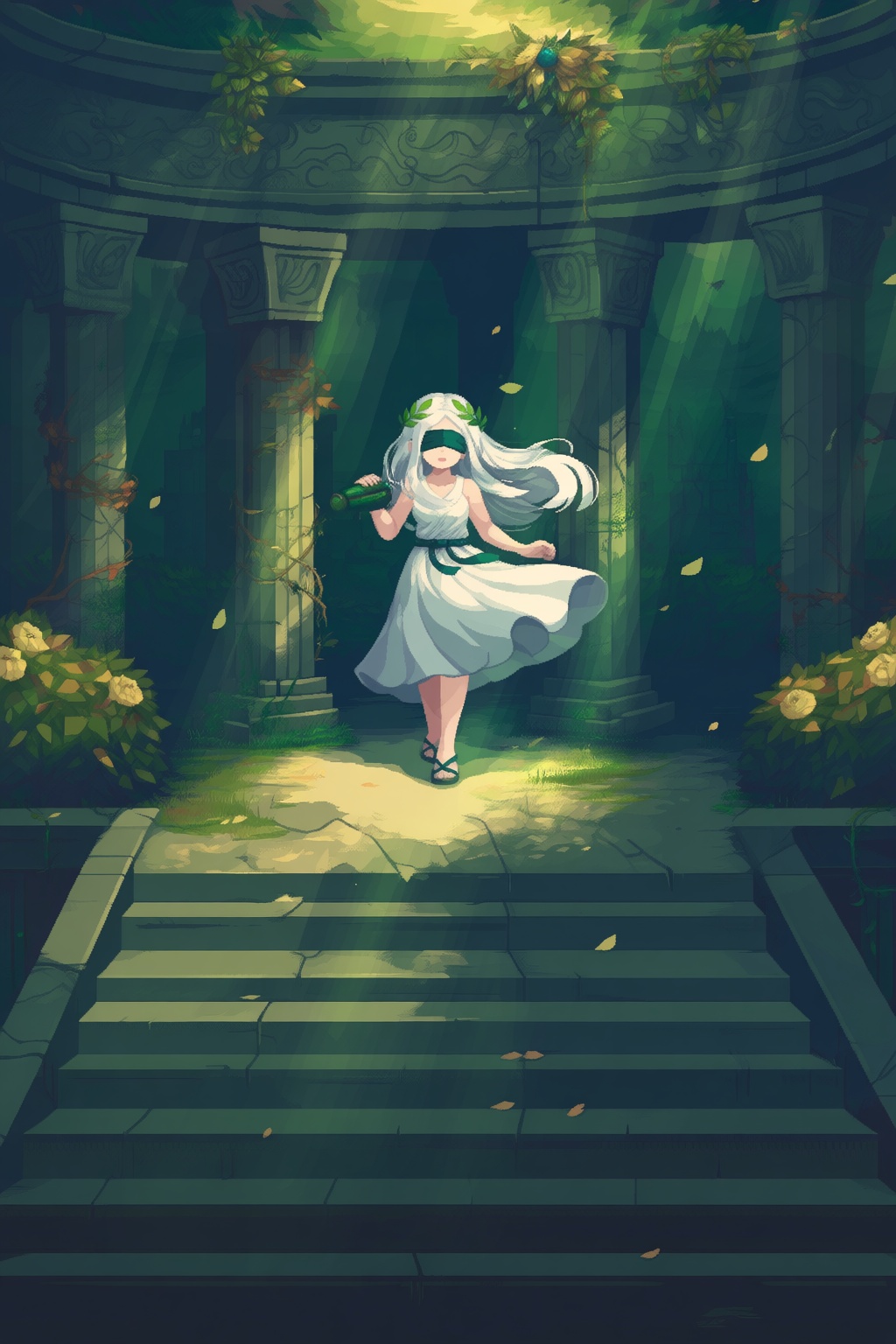 pixelart,  1girl,  solo on Tensor.Art