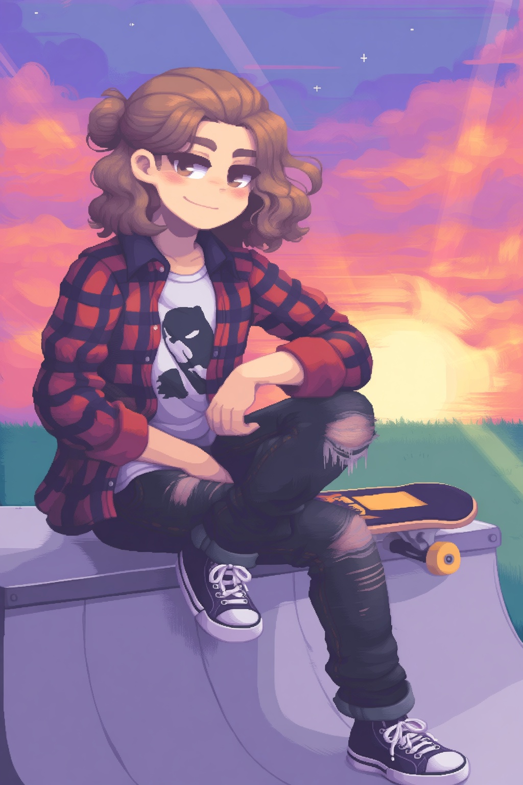 pixelart,  1boy,  male focus on Tensor.Art