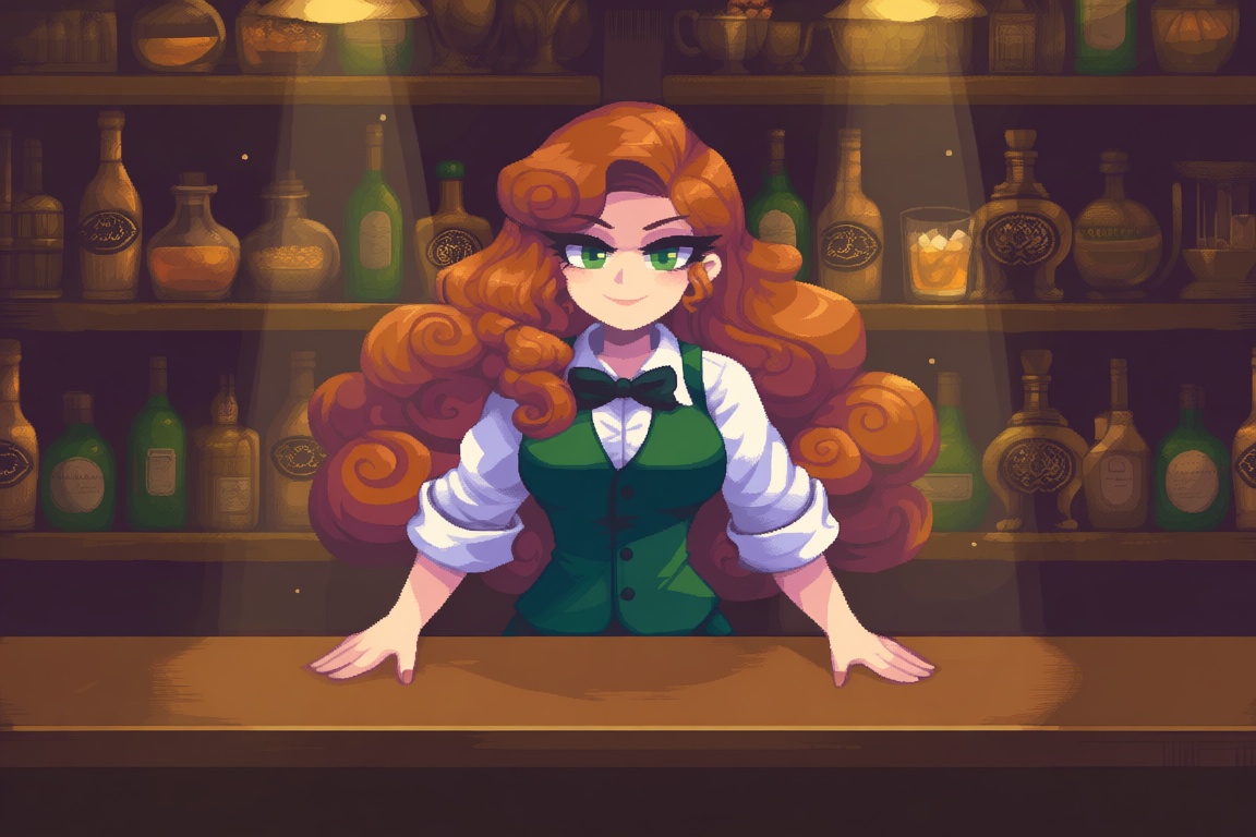 pixelart,  1girl,  female focus on Tensor.Art