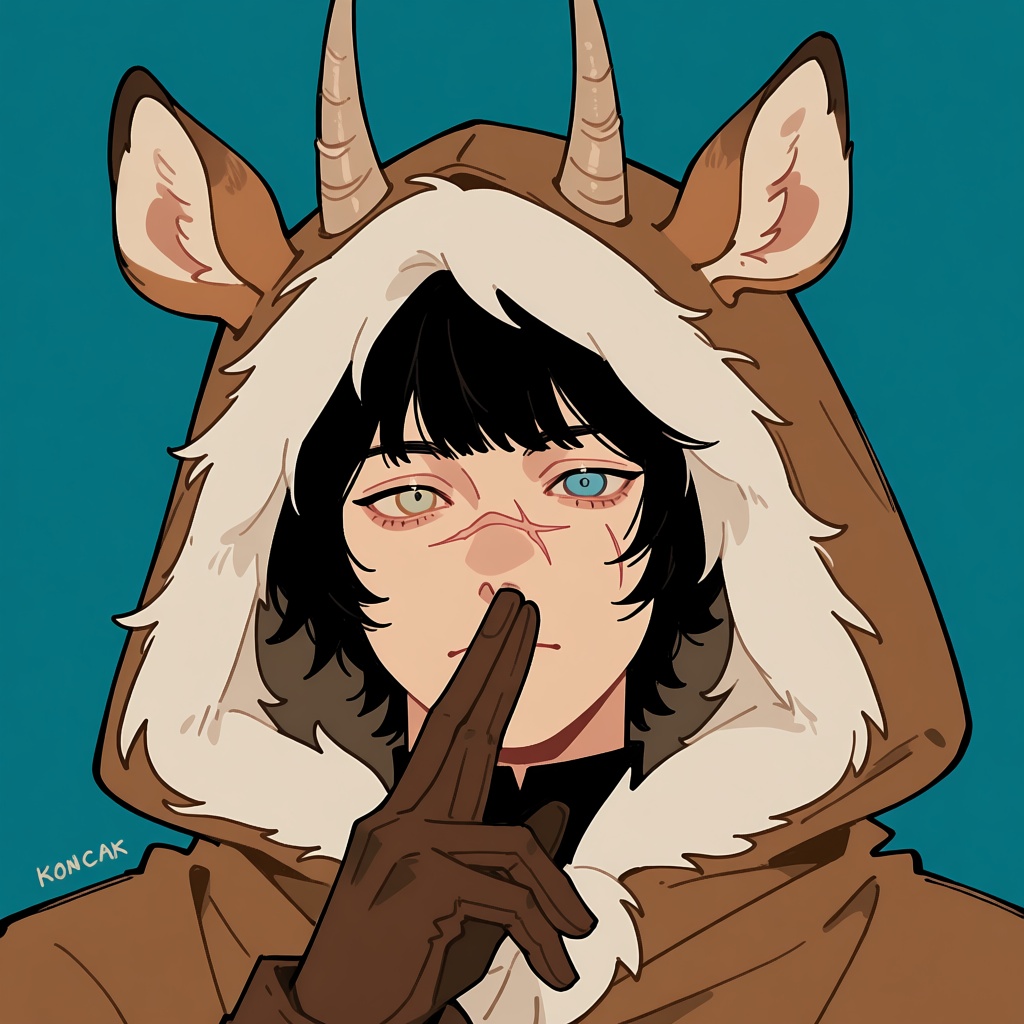Digital illustration,  cute art,  solo on Tensor.Art