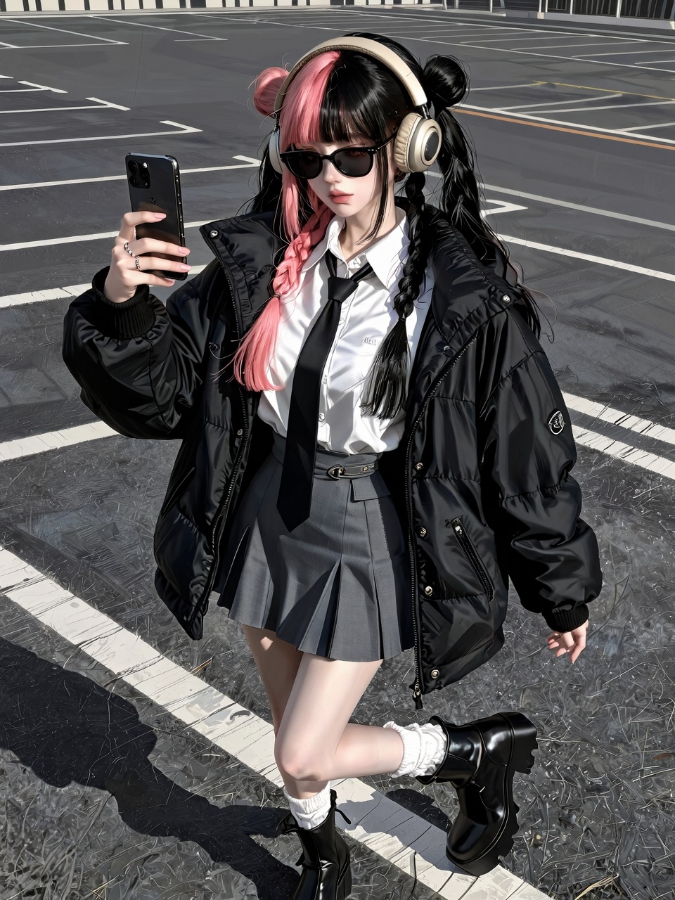 solo,  close mouth. ((random pose)). 1girl,  pale skin on Tensor.Art