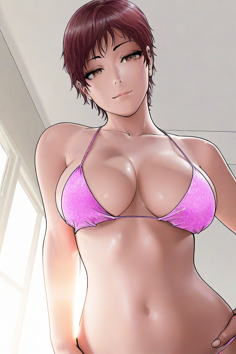 1girl,  solo,  short hair on Tensor.Art