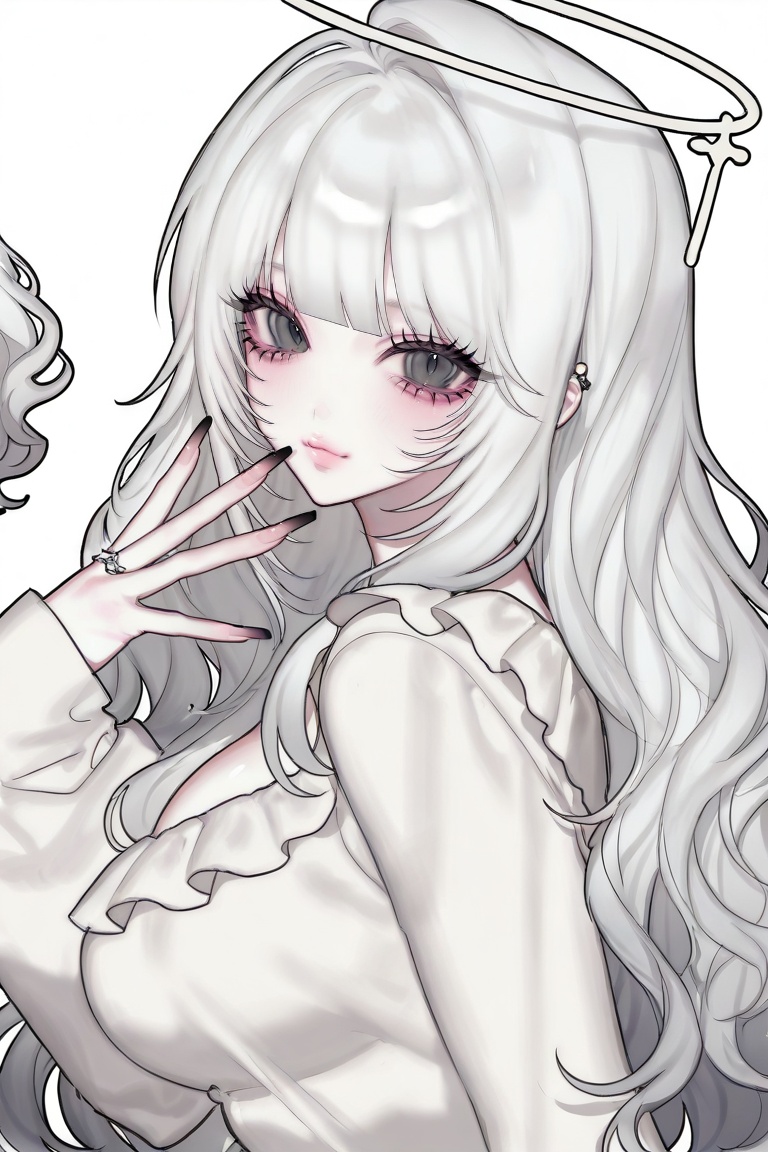 1girl,  solo,  long hair on Tensor.Art