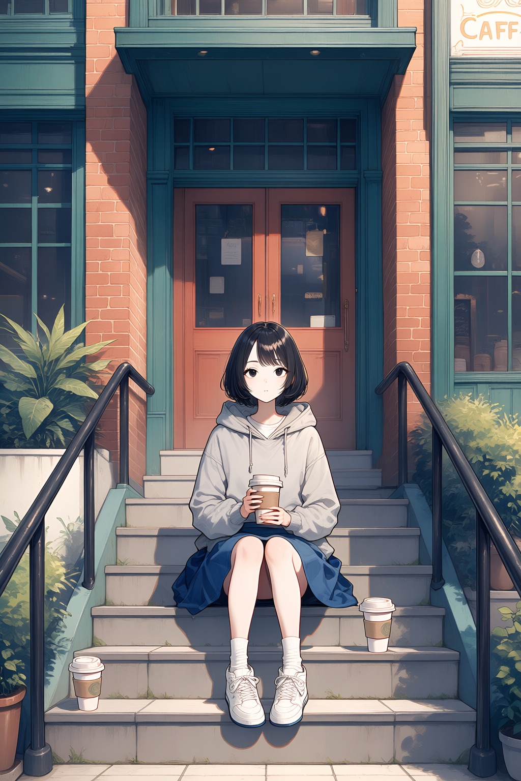 1girl,  full body,  outdoors on Tensor.Art