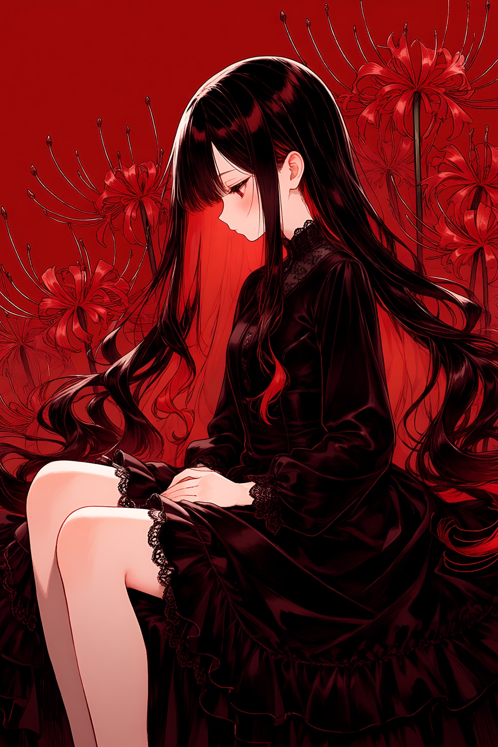 1girl,  solo,  dress on Tensor.Art
