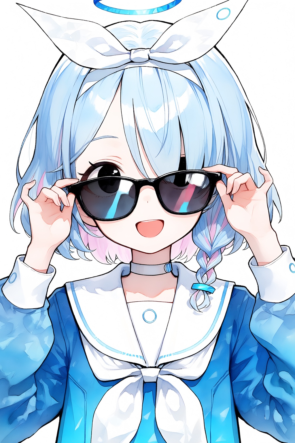 1girl,  solo,  arona \(blue archive\) on Tensor.Art