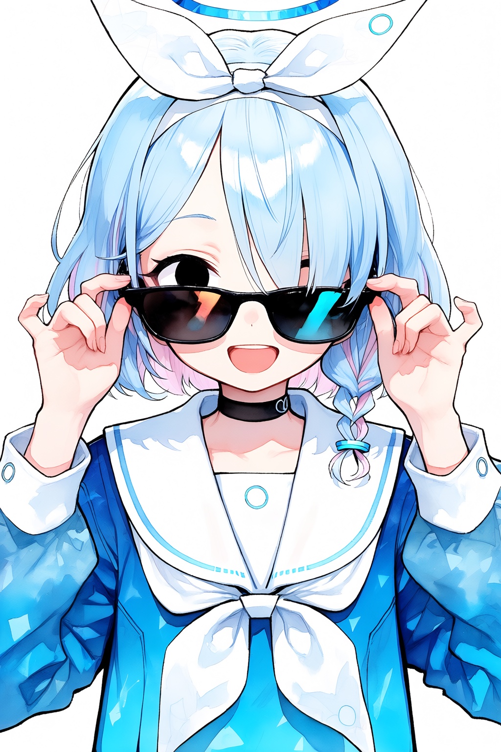 1girl,  solo,  arona \(blue archive\) on Tensor.Art