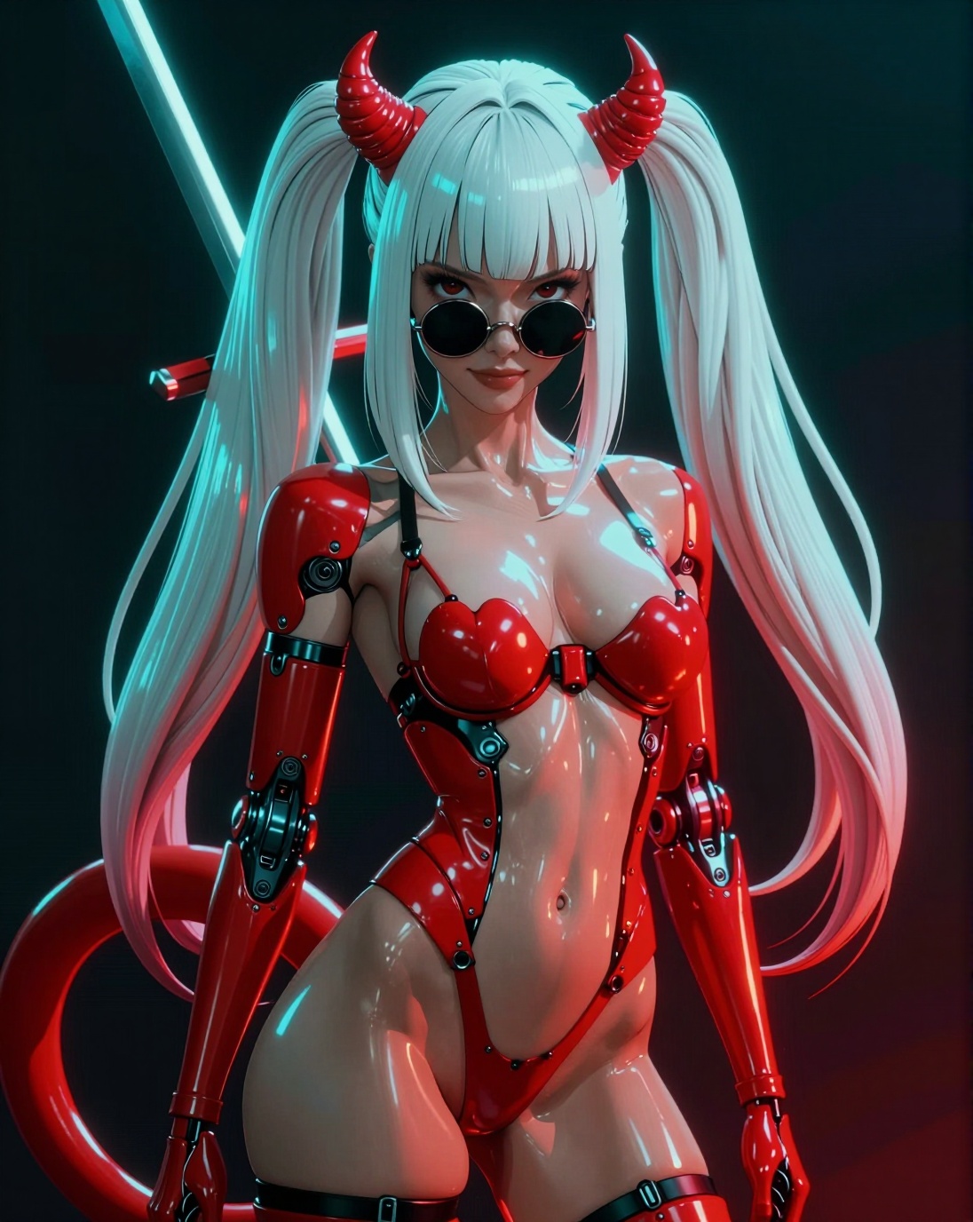 Hyper-detailed 3D art,  glossy skin,  hyper-realistic lighting on Tensor.Art