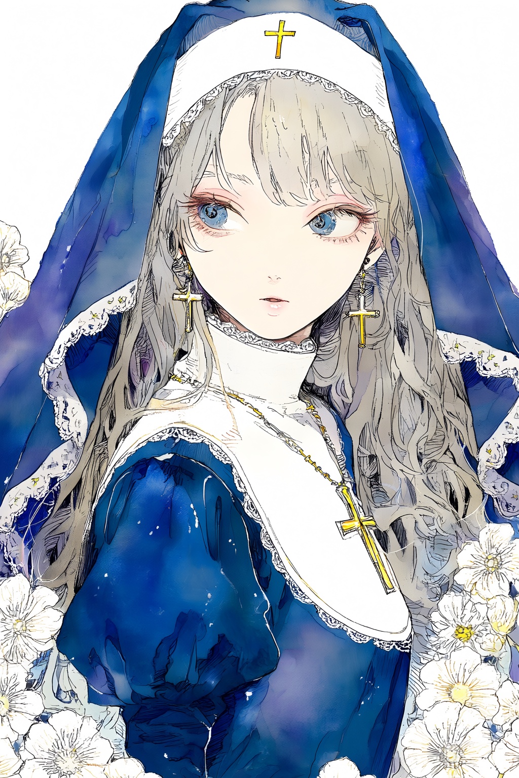 1girl,  solo,  long hair on Tensor.Art